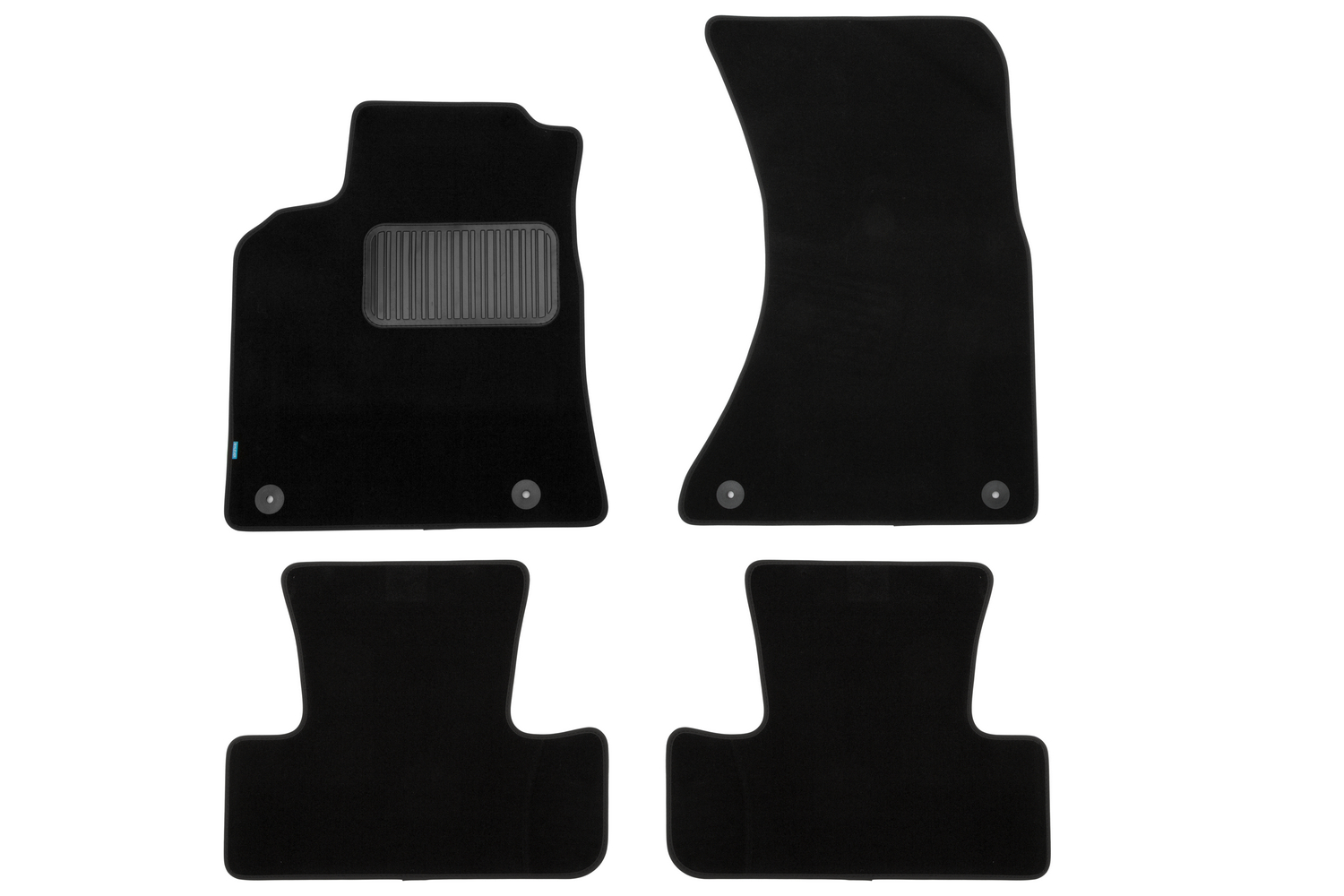 Коврики в салон Klever Premium AUDI Q5 АКПП 2008-2012, 2012-2017, внед., 4 шт. (текстиль) / Ауди Ку5