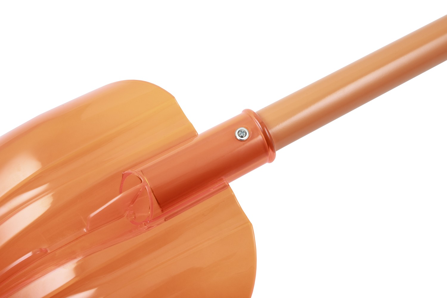 Лопата автомобильная снеговая компактная с алюминиевым черенком, V-образной ручкой, ковш из поликарбоната, ELEMENT