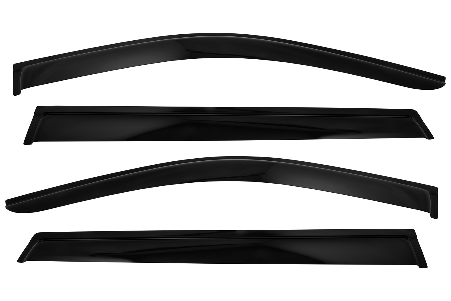 Дефлектор боковых дверей Oting Paladin, 2023-, 4ч., темный / Отинг Паладин