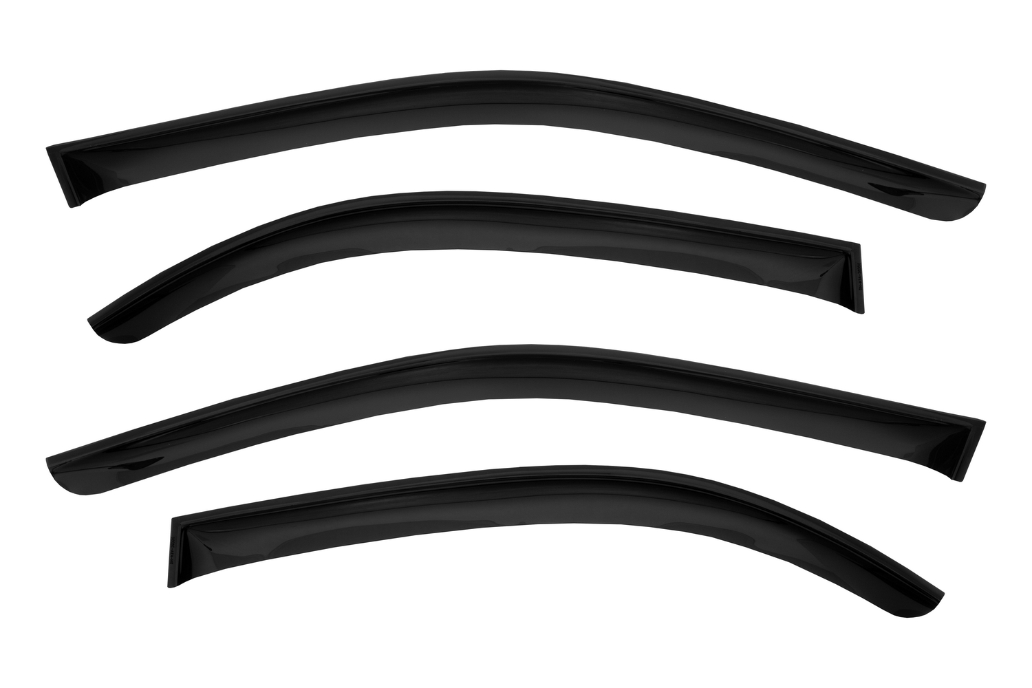 Дефлектор окон (НАКЛАДНОЙ скотч 3М) 4 шт. для KIA SPECTRA 2004-2011 седан / Киа Спектра