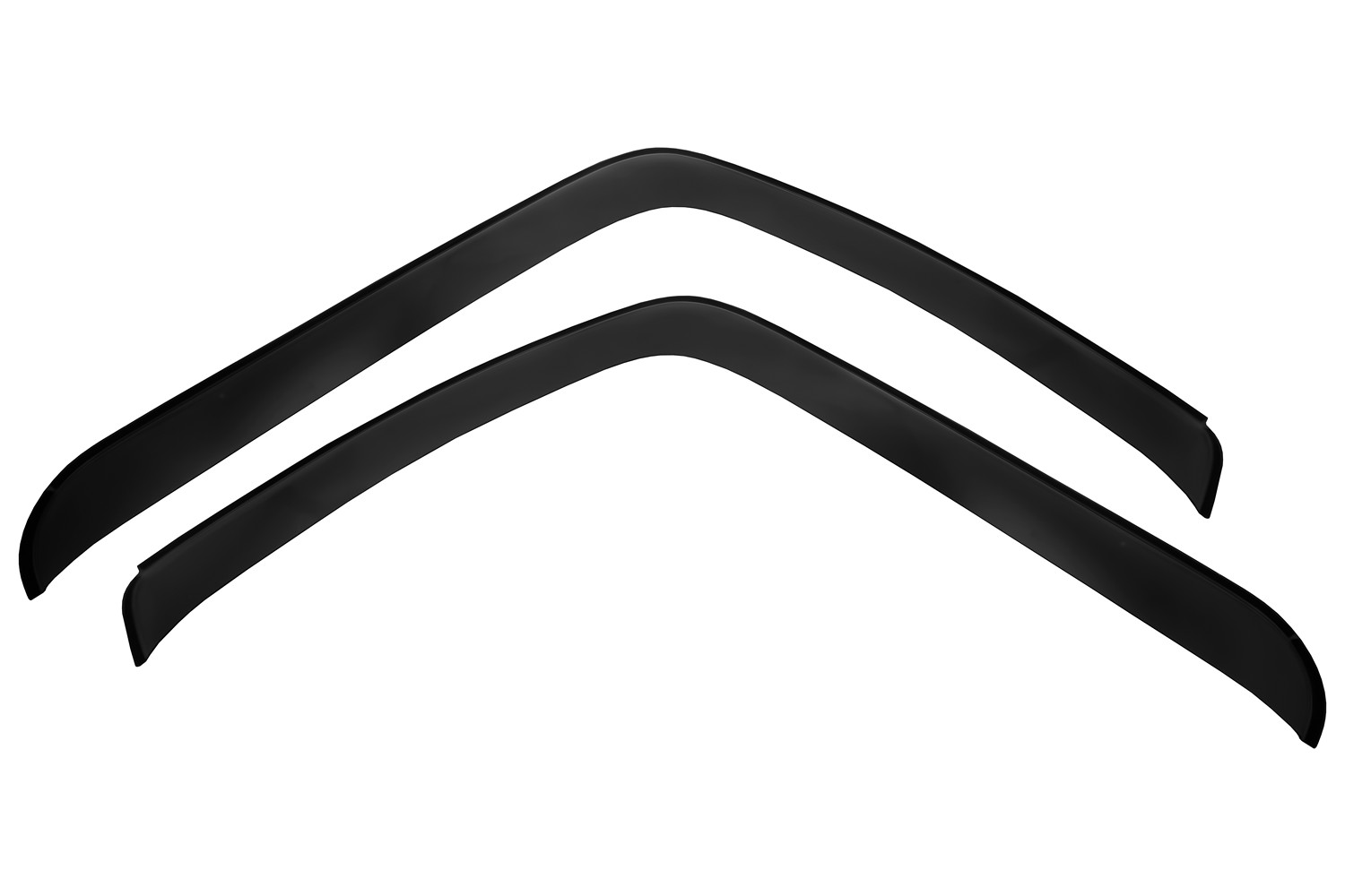 Дефлекторы окон для JAC K7 2023- дымка (2 шт.), накладной / Джак К7