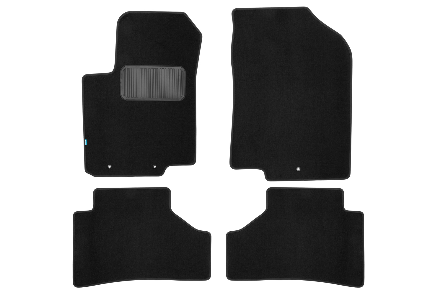 Коврики в салон Klever Premium HYUNDAI Solaris 2010-2014, 2014-2017,, хб., сед., 4 шт. (текстиль) / Хендай Солярис