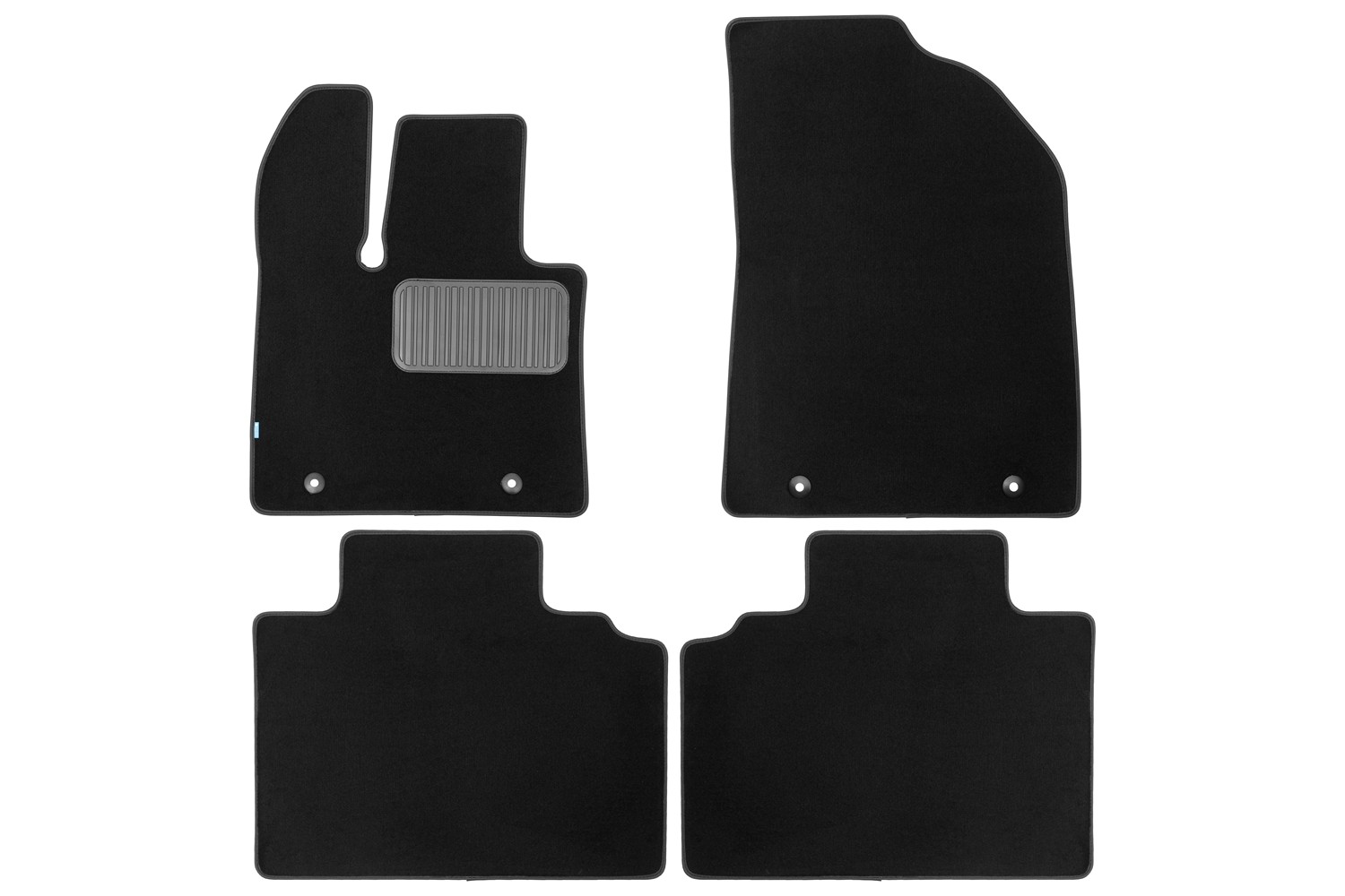 Коврики ворсовые для GEELY Galaxy EX5 2024 - н.в. Внедорожник 5 дв. - 4 шт. коврики текстильные в салон Klever Premium / Джили Гэлакси еикс5