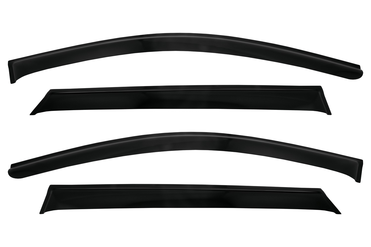 Дефлекторы окон для BAIC X55 кроссовер 2022-, накладной / Х 55 / БАИК Х 55 / БАИК Х55