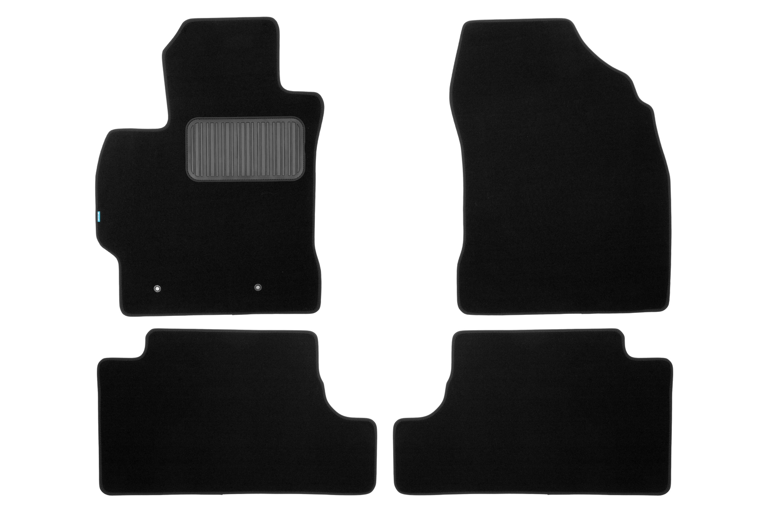 Коврики в салон Klever Premium TOYOTA Corolla, 2006-2012, 2010-2013, сед., 4 шт. (текстиль) / Тойота Королла