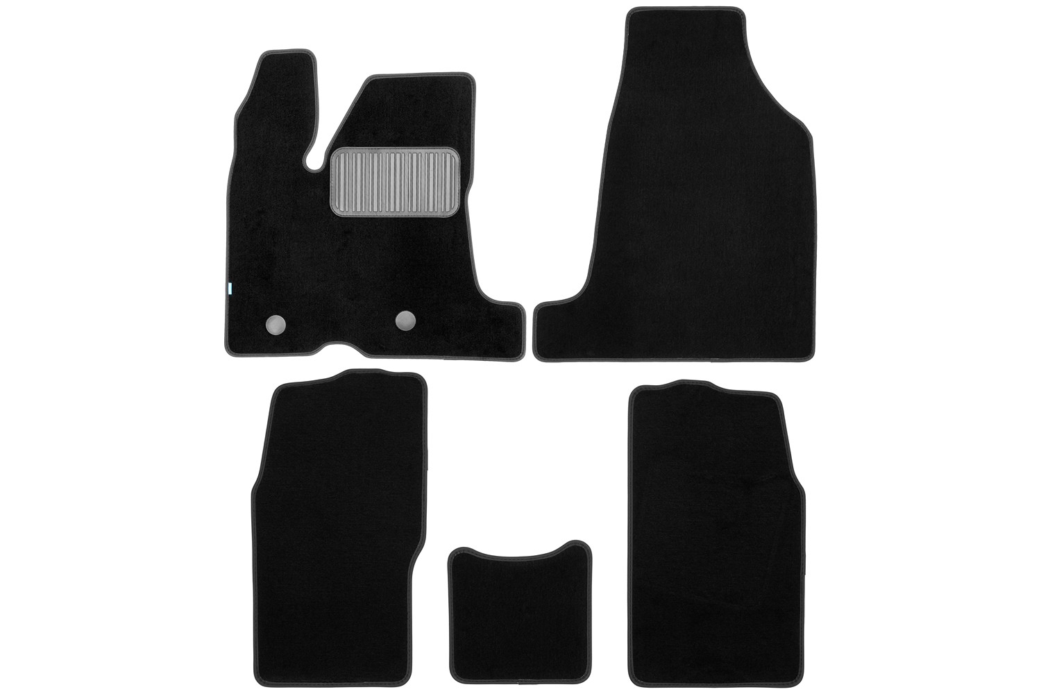 Коврики ворсовые для CHERY EQ1 2024-н.в. Хэтчбек 3 дв. 5 шт. коврики текстильные в салон Klever Premium / Черри ЕКУ1