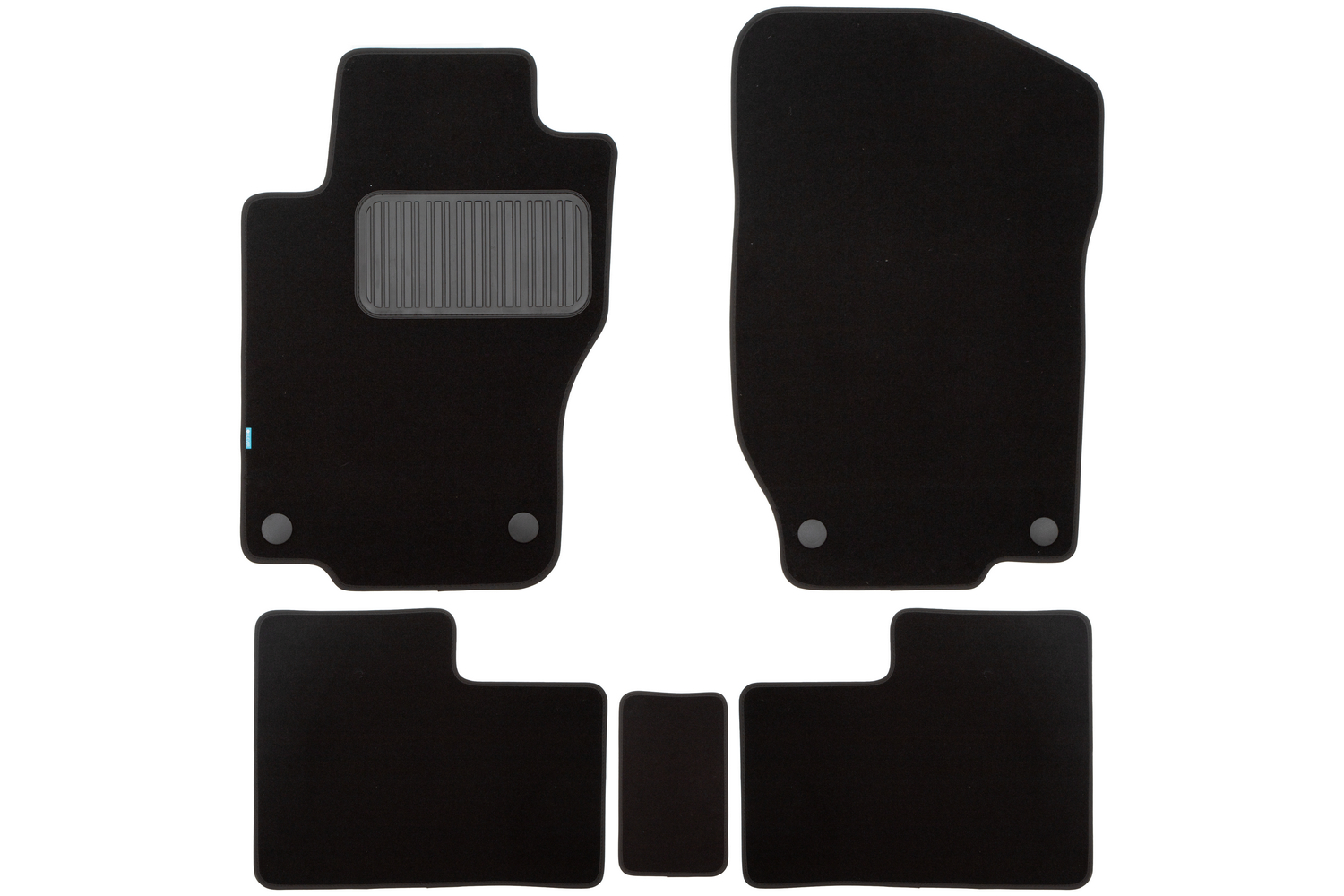 Коврики в салон Klever Premium MERCEDES-BENZ GL-Class X164 2006-2009, 2009-2012, внед., 5 шт. (текстиль) / Мерседес Бенц GL класс