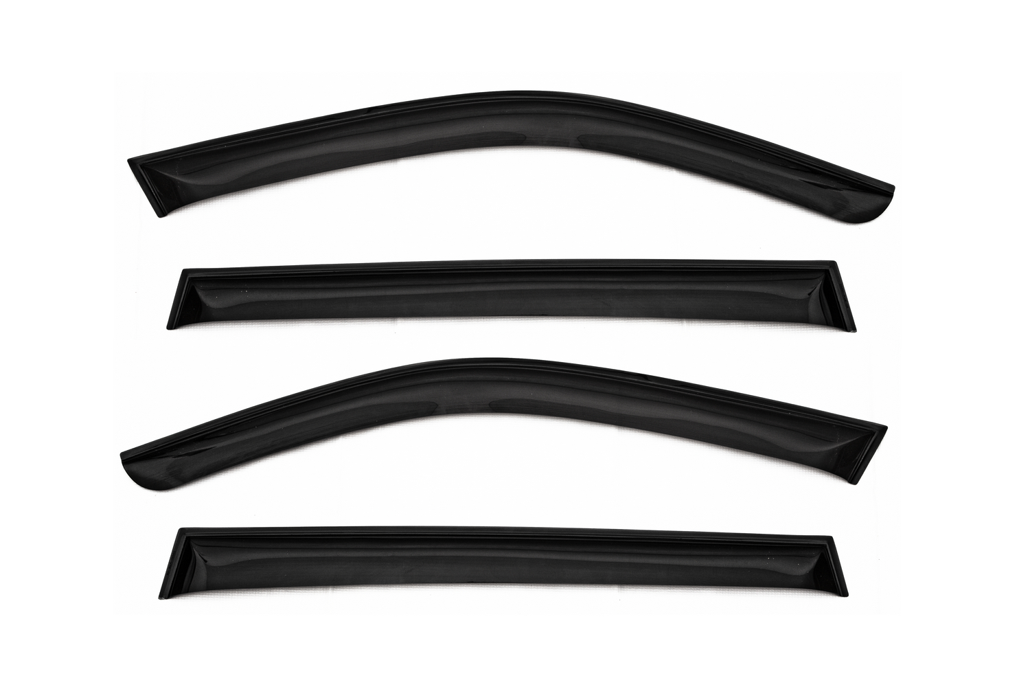 Дефлектор окон (НАКЛАДНОЙ скотч 3М) 4 шт. для BMW X3 I (E83) 2003-2010 внедорожник / БМВ Х3