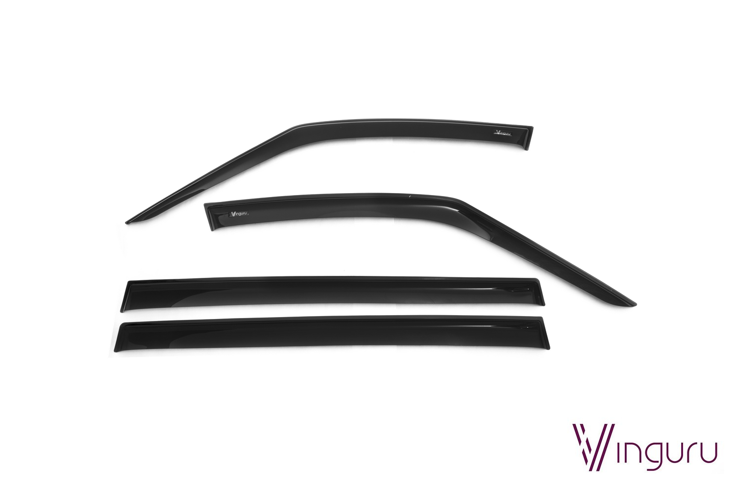 Дефлекторы окон Vinguru OPEL Zafira C Tourer 2011-2016 /мв/накладные/скотч/к-т 4 шт./акрил / Опель Зафира