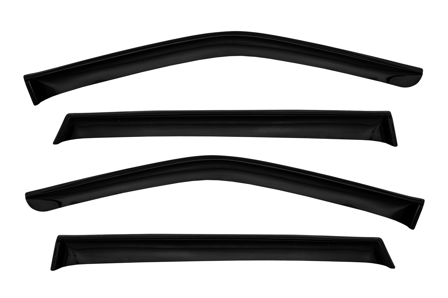 Дефлектор окон (НАКЛАДНОЙ скотч 3М) 4 шт., для LAND ROVER DISCOVERY SPORT I 2014-, внедорожник / Ленд Ровер Дискавери