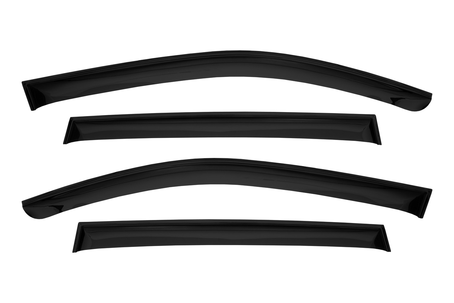 Дефлектор окон (НАКЛАДНОЙ скотч 3М), 4 шт., для TOYOTA Land Cruiser 300, 2021-, внедорожник / Тойота Ленд крузер