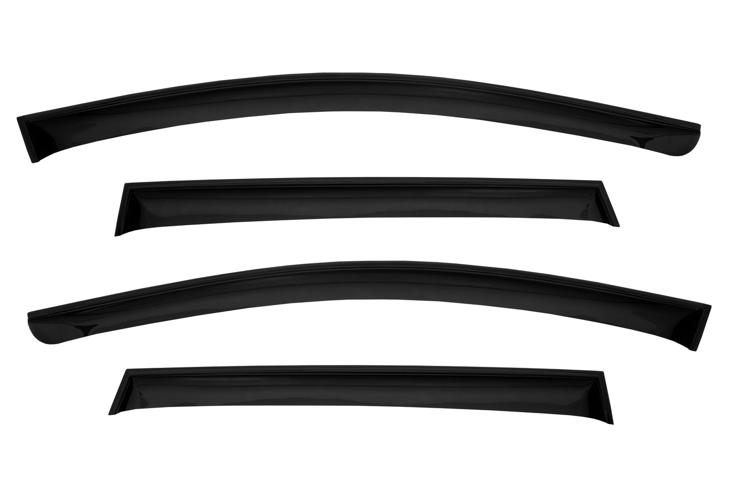 Дефлектор окон (НАКЛАДНОЙ скотч 3М) 4 шт., для SCODA KAROQ I 2017-, кроссовер / Шкода Карок