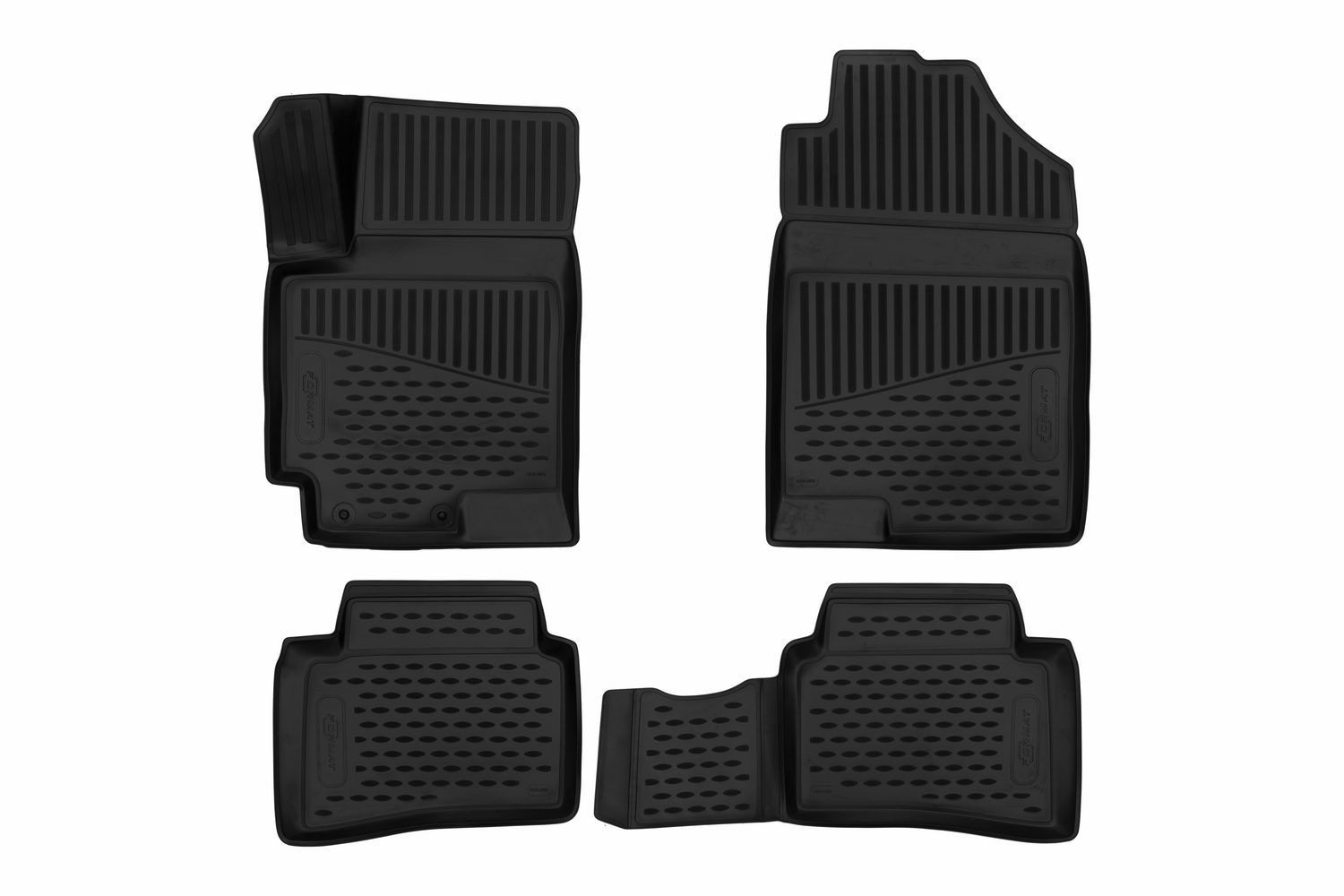 Коврики 3D в салон для HYUNDAI Solaris, 2017-, Comfort / Solaris KRS 2024 - /Solaris HS 2024-, 4 шт. (полиуретан) / Хендай Солярис