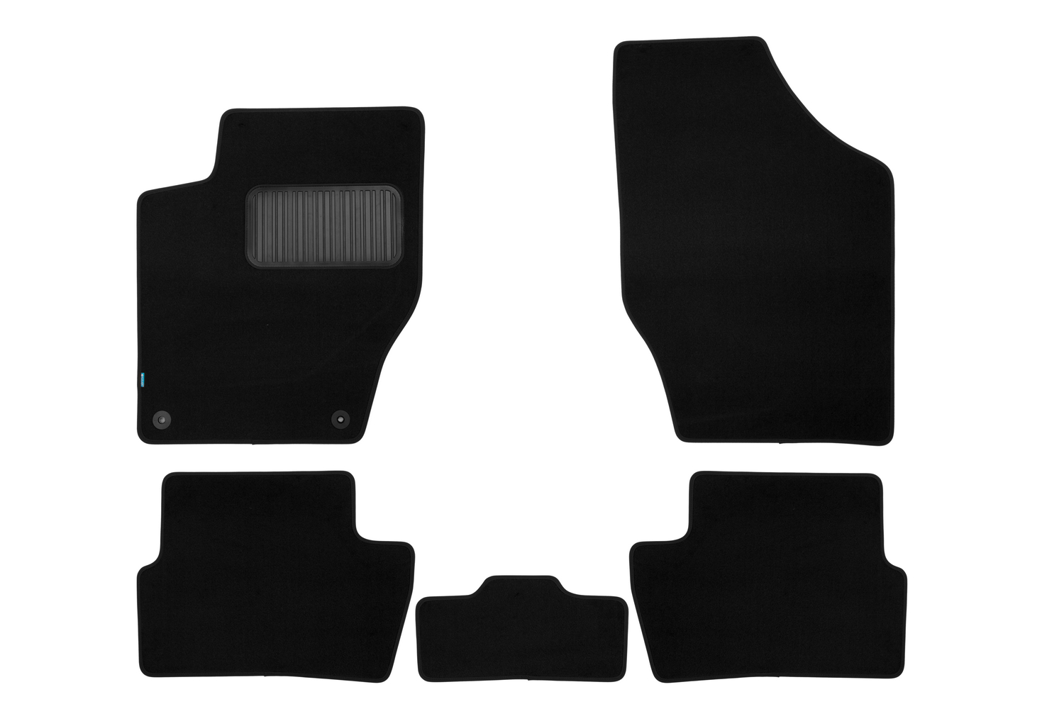 Коврики в салон Klever Premium PEUGEOT 408 2012-2017, 2017-, сед., 5 шт. (текстиль) / Пежо