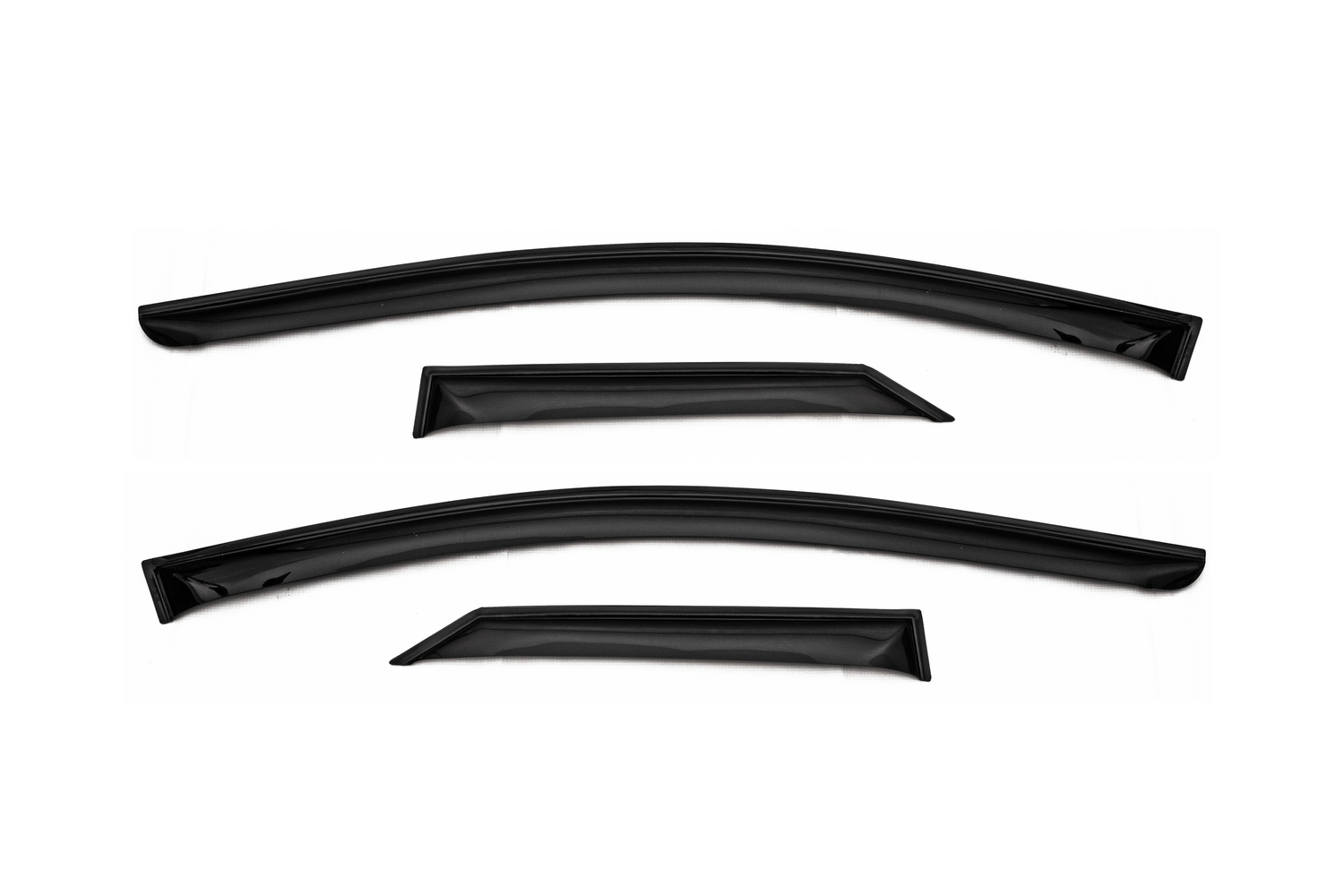 Дефлектор окон (НАКЛАДНОЙ скотч 3М) 4 шт. для HONDA CIVIC VIII (FD1) 2005-2011 хэтчбек / Хонда Цивик