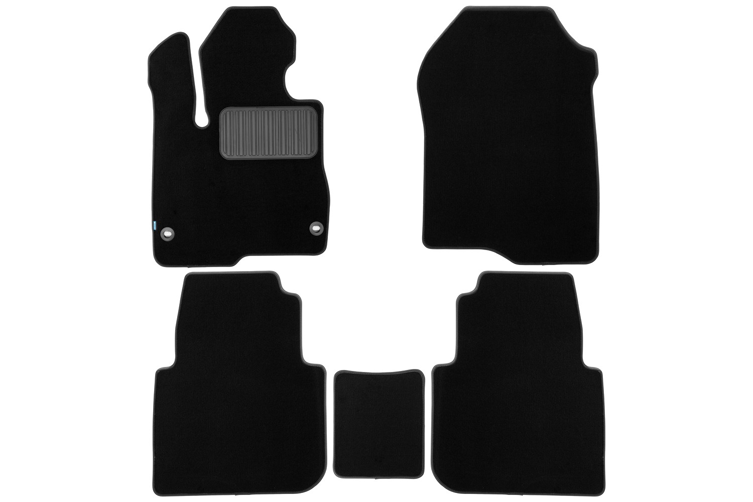 Коврики ворсовые для HONDA CR-V 2022-н.в. (VI) Внедорожник 5 дв. 5 шт. коврики текстильные в салон Klever Premium / Хонда ЦРВ