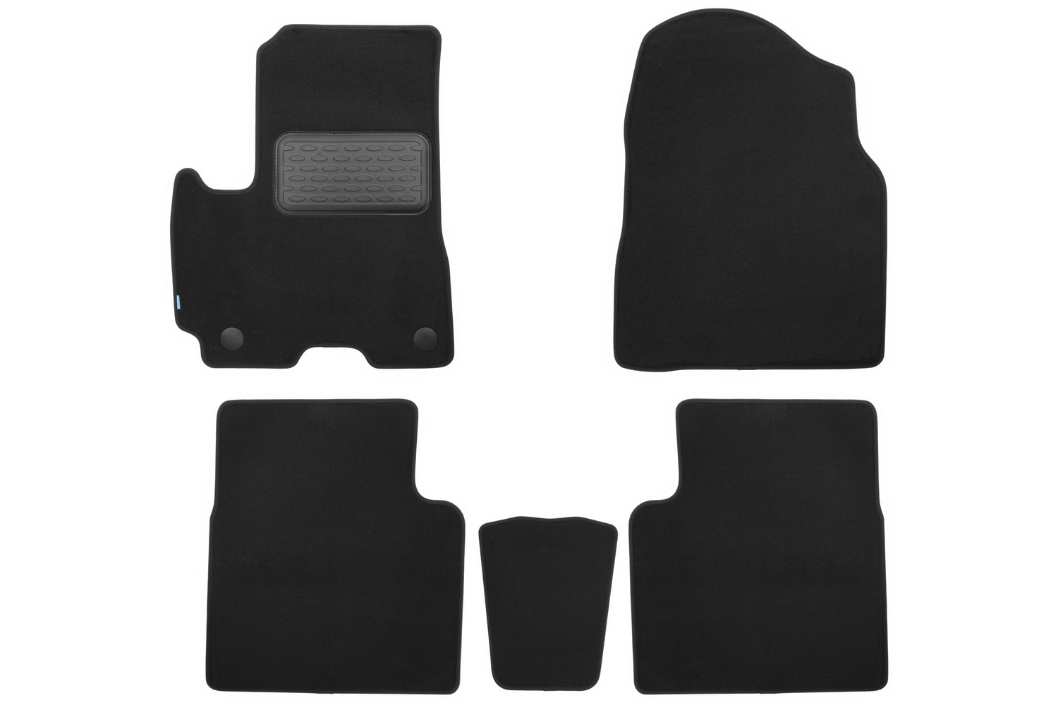 Коврики в салон Klever Premium LIFAN X 60 2011-2015, 2015-2016, 2016-, кросс., 5 шт. (текстиль) / Лифан Х60