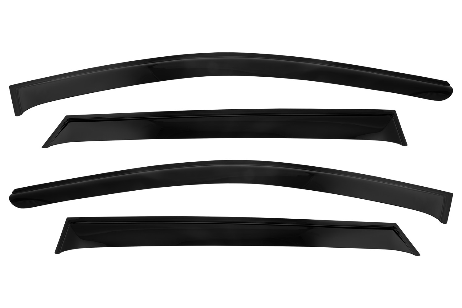 Дефлекторы окон для HYUNDAI BAYON кроссовер 2022-, накладной / Хендай Байон