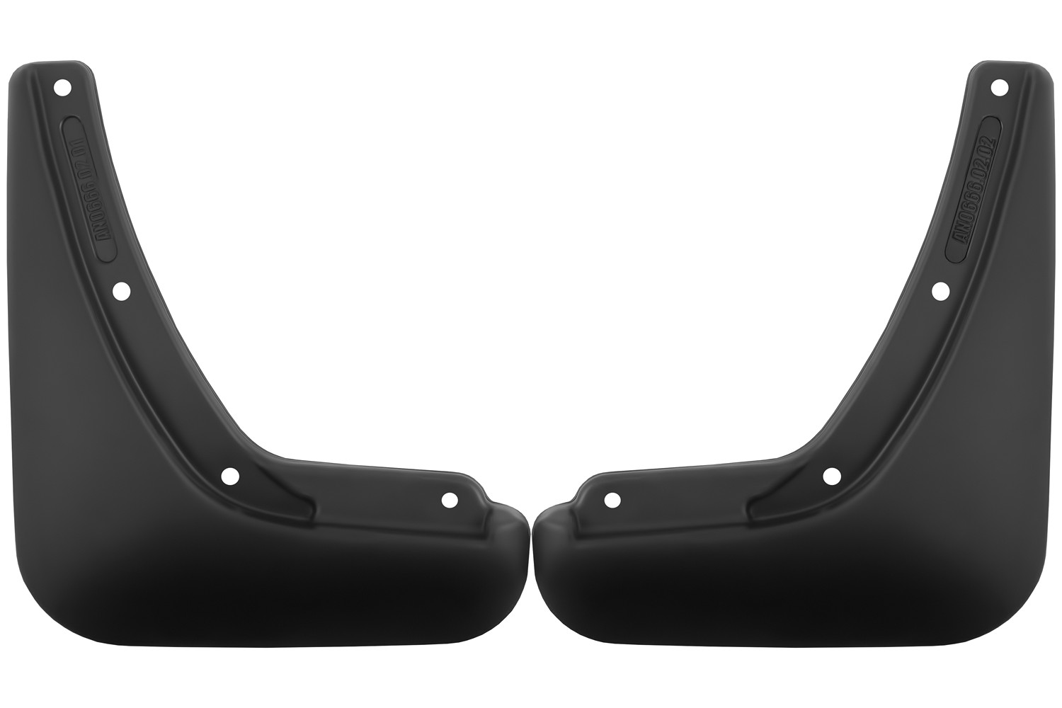 Брызговики задние для  HAVAL Jolion 2WD/4WD 2024 -  2 шт.(optimum) в пакете / Хавал Джолион