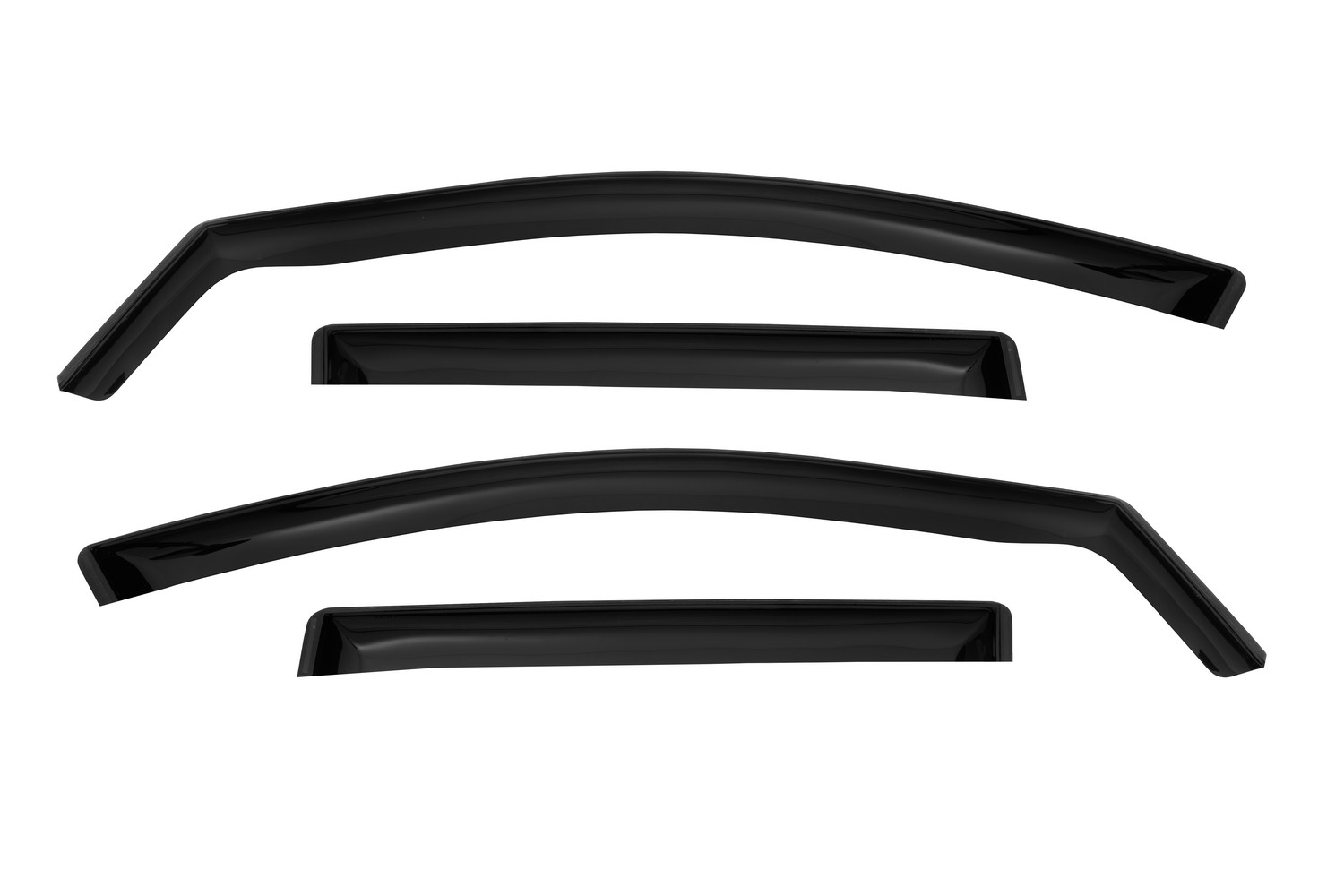 Дефлектор окон (ВСТАВНОЙ ПОД РЕЗИНКУ), 4 шт., для GMC Sierra 1500 Crew Cab, 2019-2021, пикап / Джи Эм Си Сиера