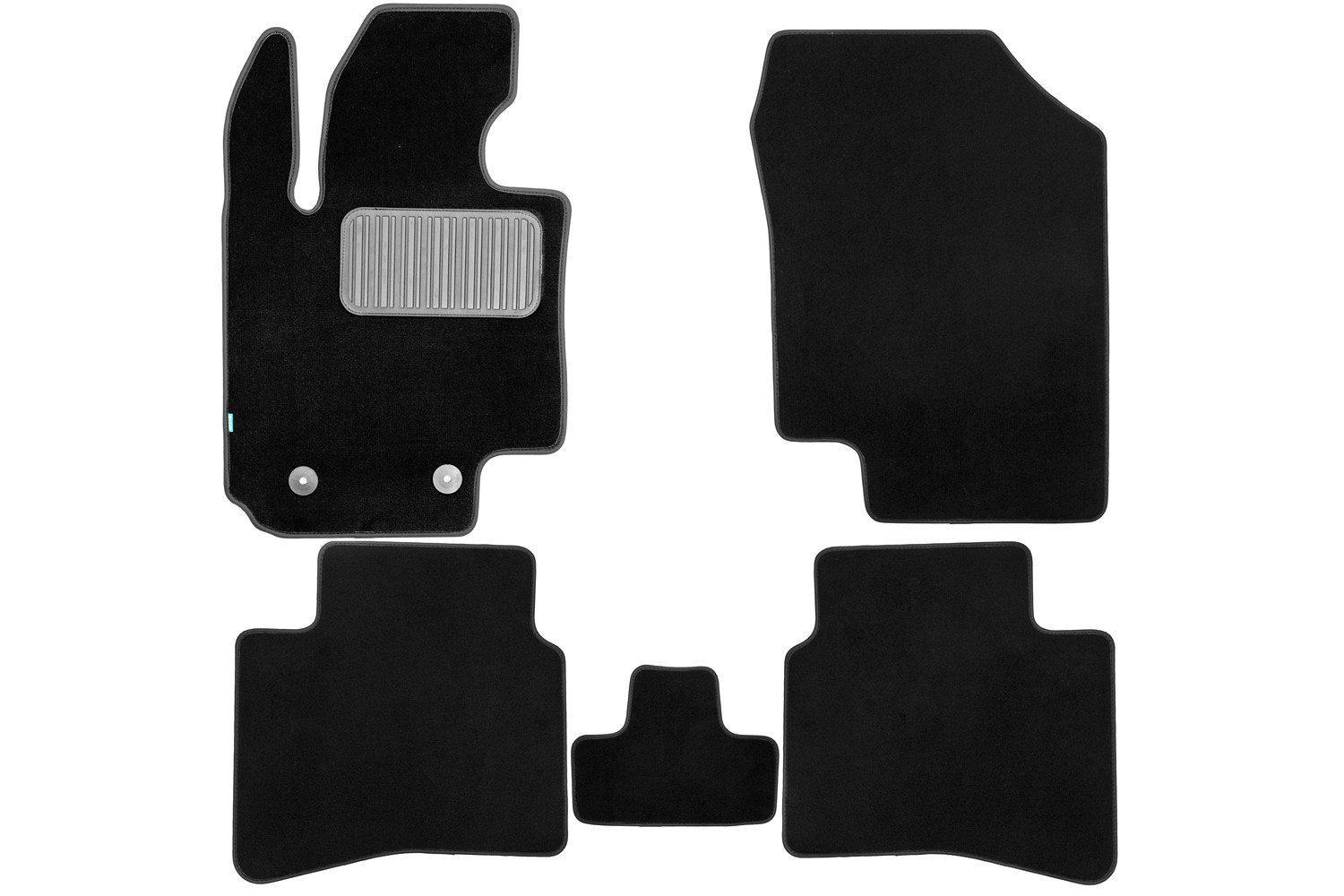 Коврики в салон Klever Premium JAC JS4 2022- внед., 5шт. (текстиль) / Джак ДЖИЕС4