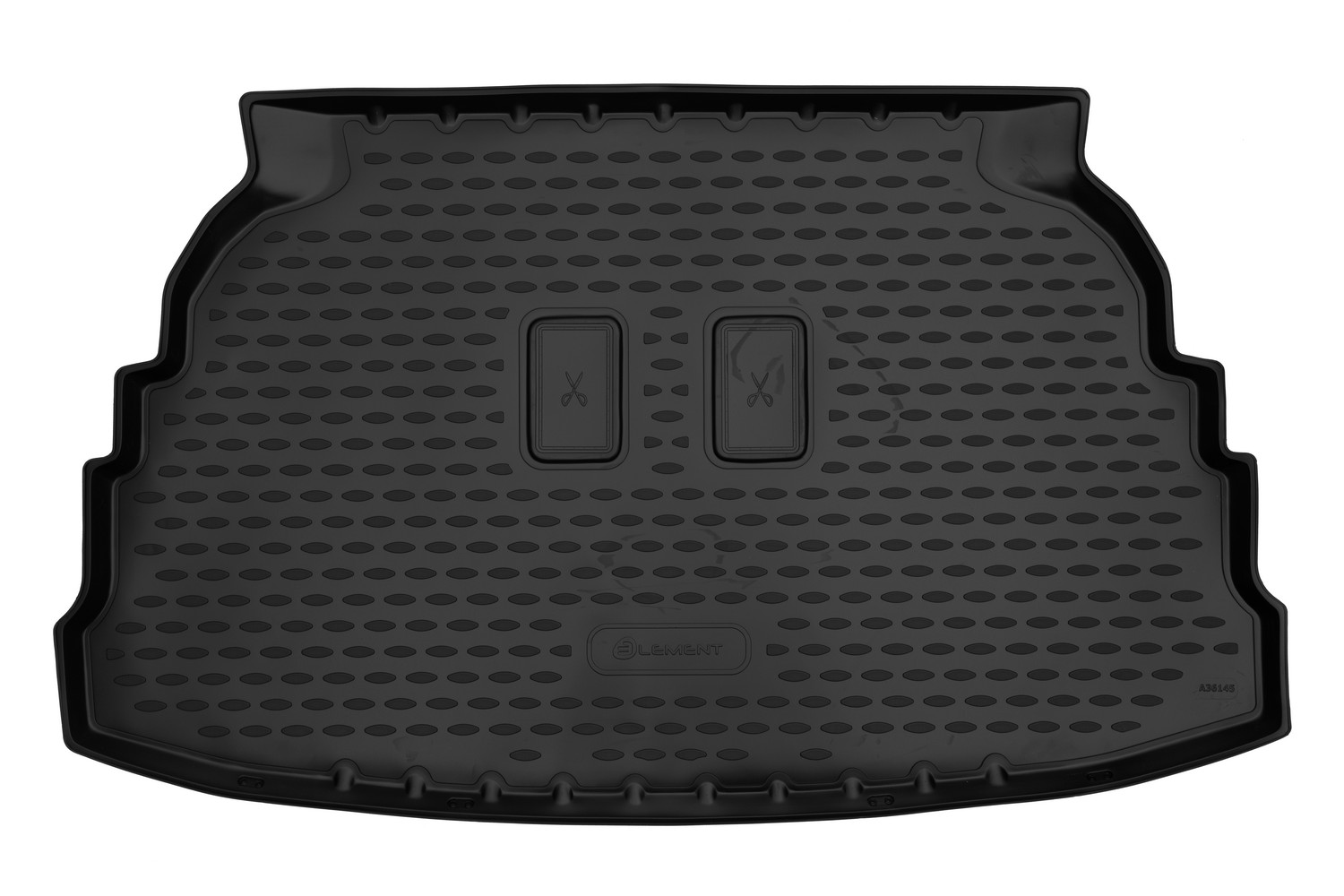 Коврик в багажник для TOYOTA Sienta (II) 2015-н.в.Компактвэн, правый руль, задн.ряд сложен, 1шт. (полиуретан) / Тойота Сиента