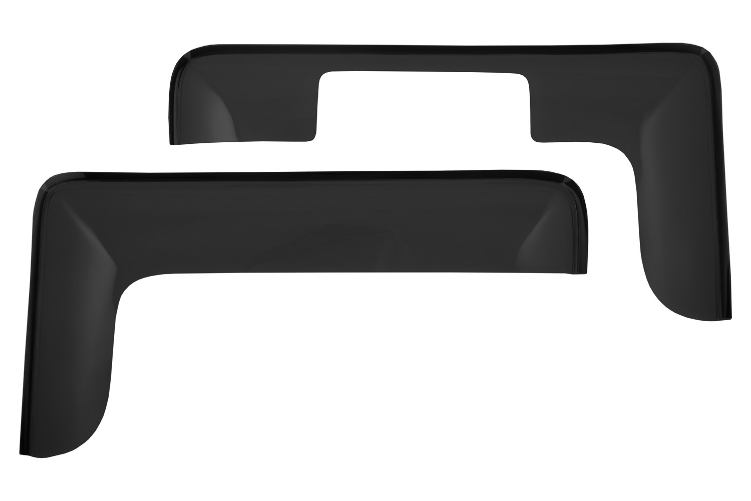 Дефлекторы окон для DAEWOO NOVUS 2012- дымка (2 шт.), накладной / Деу Новус