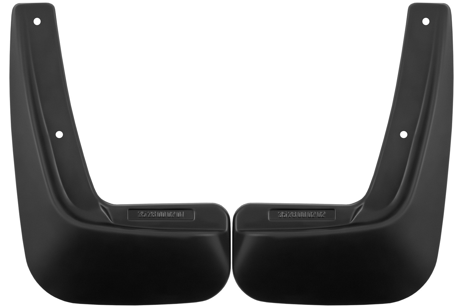 Брызговики задние MITSUBISHI Outlander, 10/2012-03/2014, 2 шт. (optimum) в коробке / Митсубиси Аутлендер