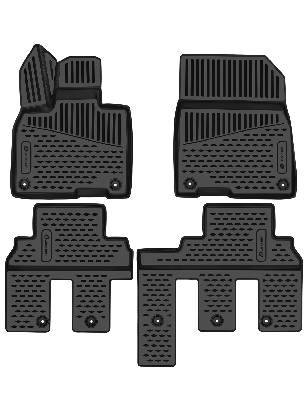 Коврики 3D в салон для ROX 01 2024-н.в., Внедорожник 5 дв., капитанские сидения, 4 шт. (полиуретан) / Рокс