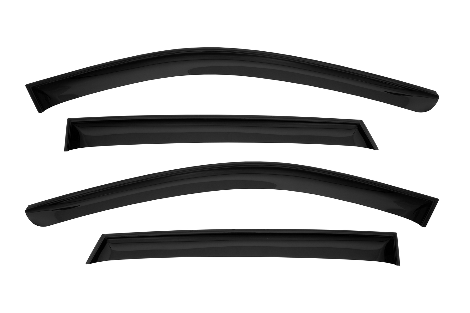 Дефлектор окон (НАКЛАДНОЙ скотч 3М) 4 шт., для MAZDA CX-5 II, 2017-, кроссовер / Мазда СХ-5