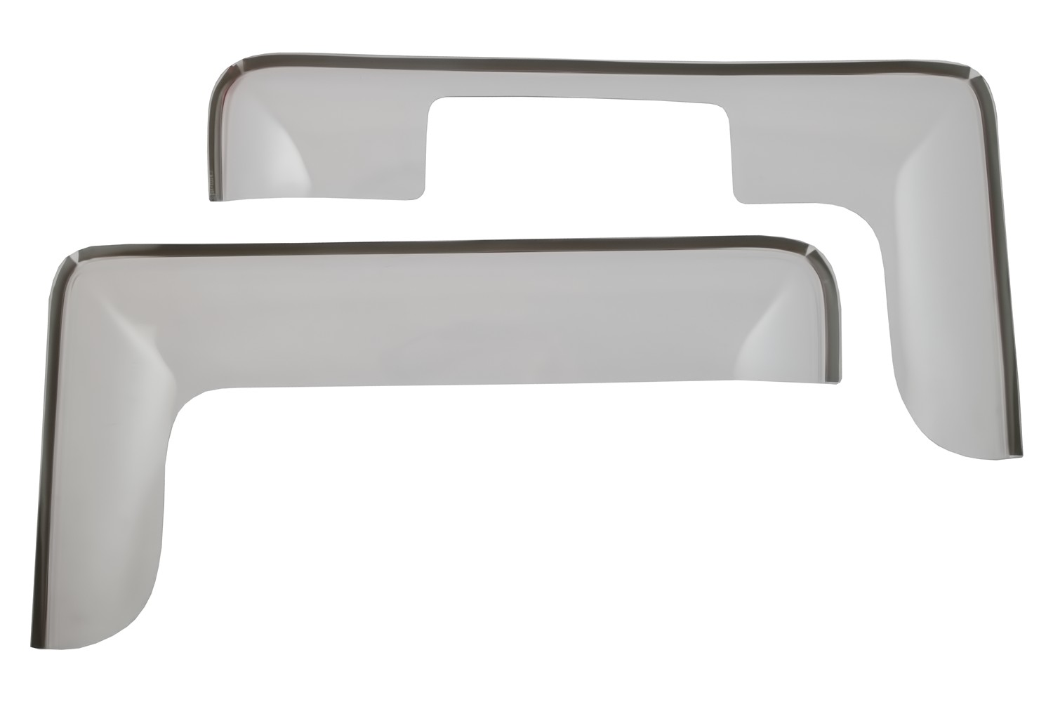 Дефлекторы окон для DAEWOO NOVUS 2012- прозрачный (2 шт.), накладной / Деу Новус