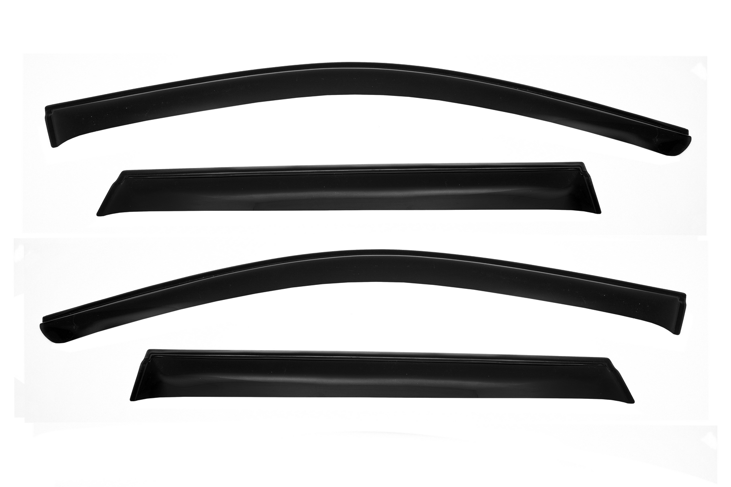 Дефлектор окон (НАКЛАДНОЙ скотч 3М) 4 шт., для VOLKSWAGEN TOUAREG III 2018-, внедорожник / Фольксваген Туарег