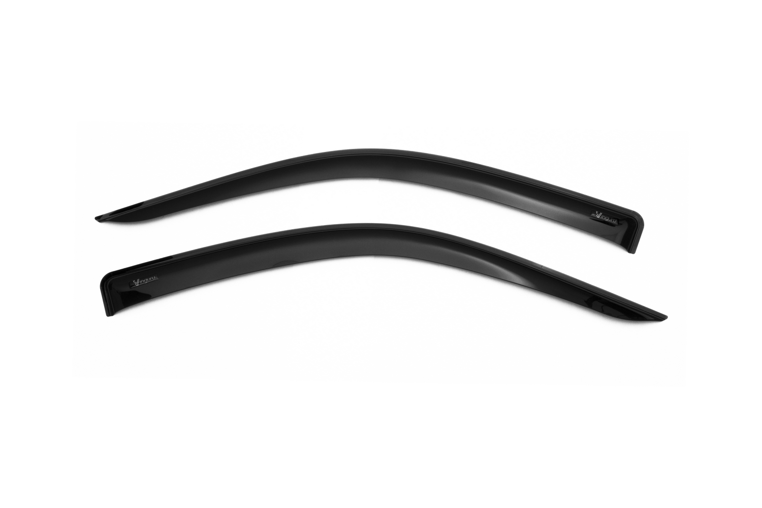 Дефлекторы окон Vinguru RENAULT Kangoo VU I 1997-2003, 2003-2009 /фургон/накладные/скотч/к-т 2шт./материал акрил / Рено Канго