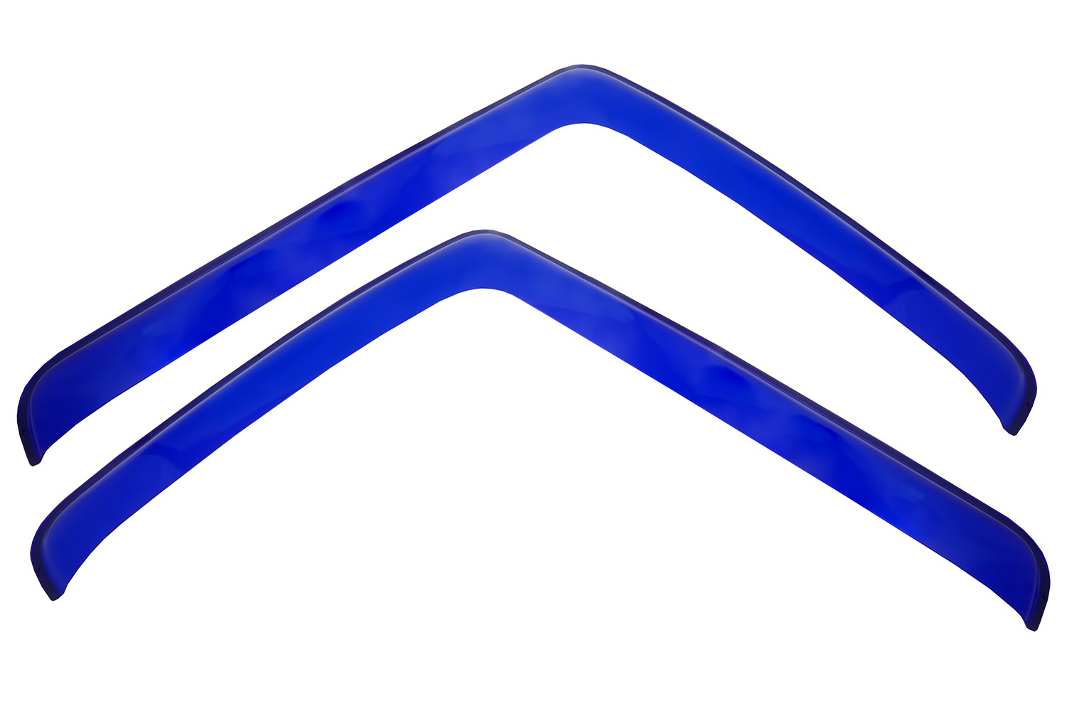 Дефлекторы окон для FAW J7 2023- синий (2 шт.), накладной / ФАВ Джей 7