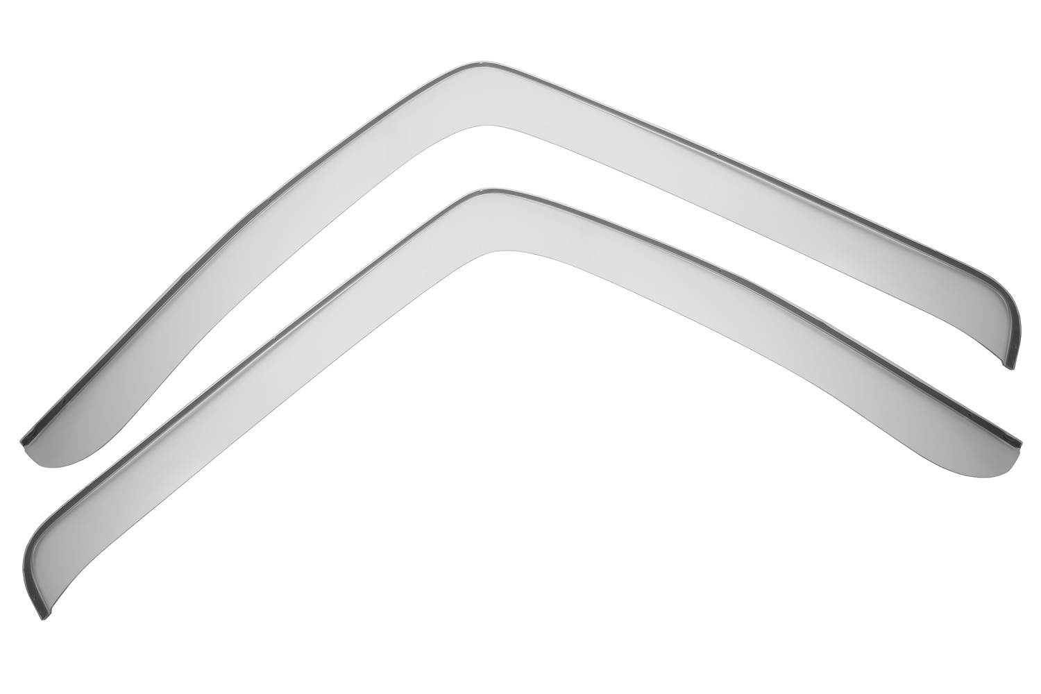 Дефлекторы окон для DongFeng GX 2022- прозрачный (2 шт.), накладной / ДонгФенг ГХ