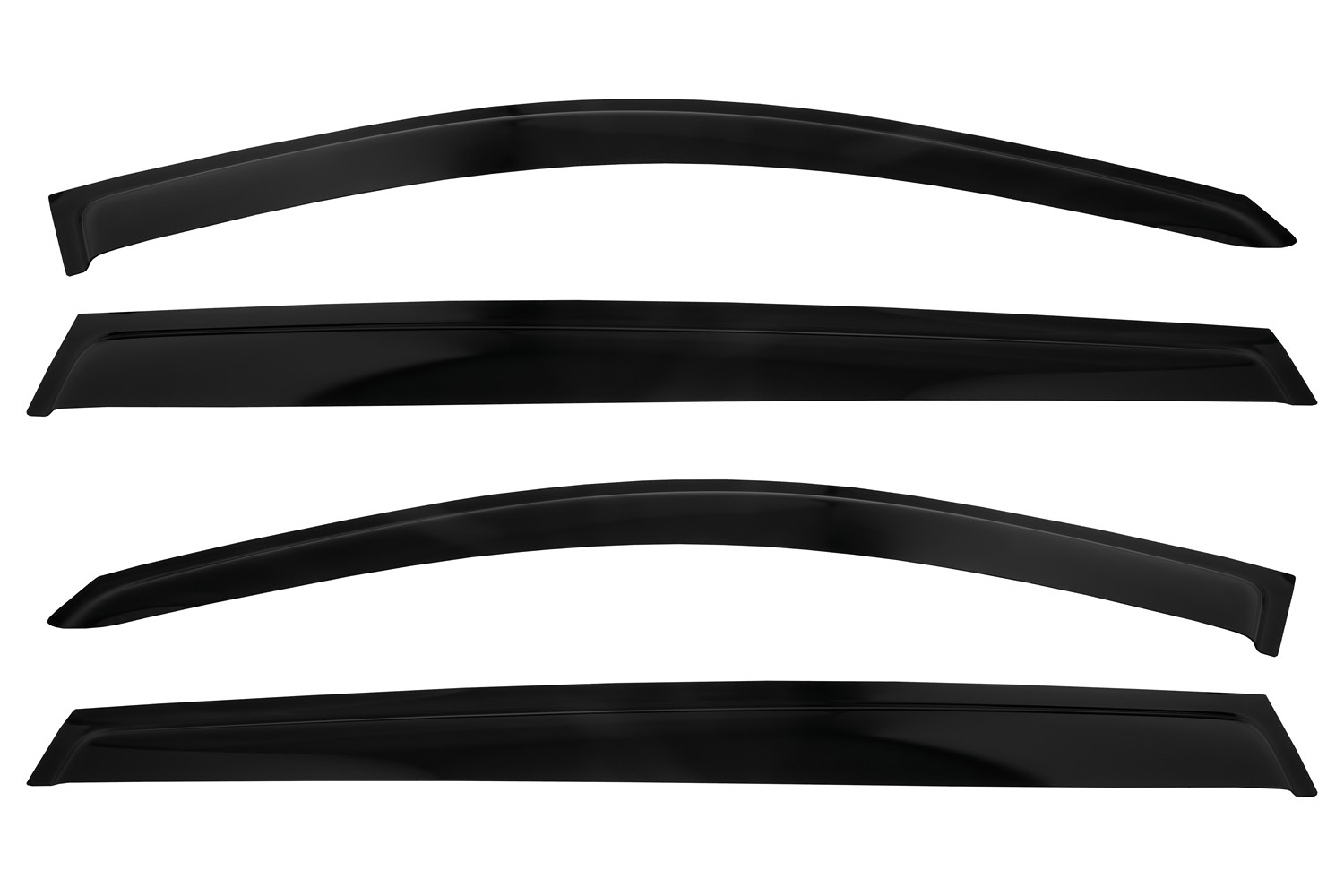 Дефлектор боковых дверей Li L7, 2023-, 4ч., темный / Ликсианг Л7