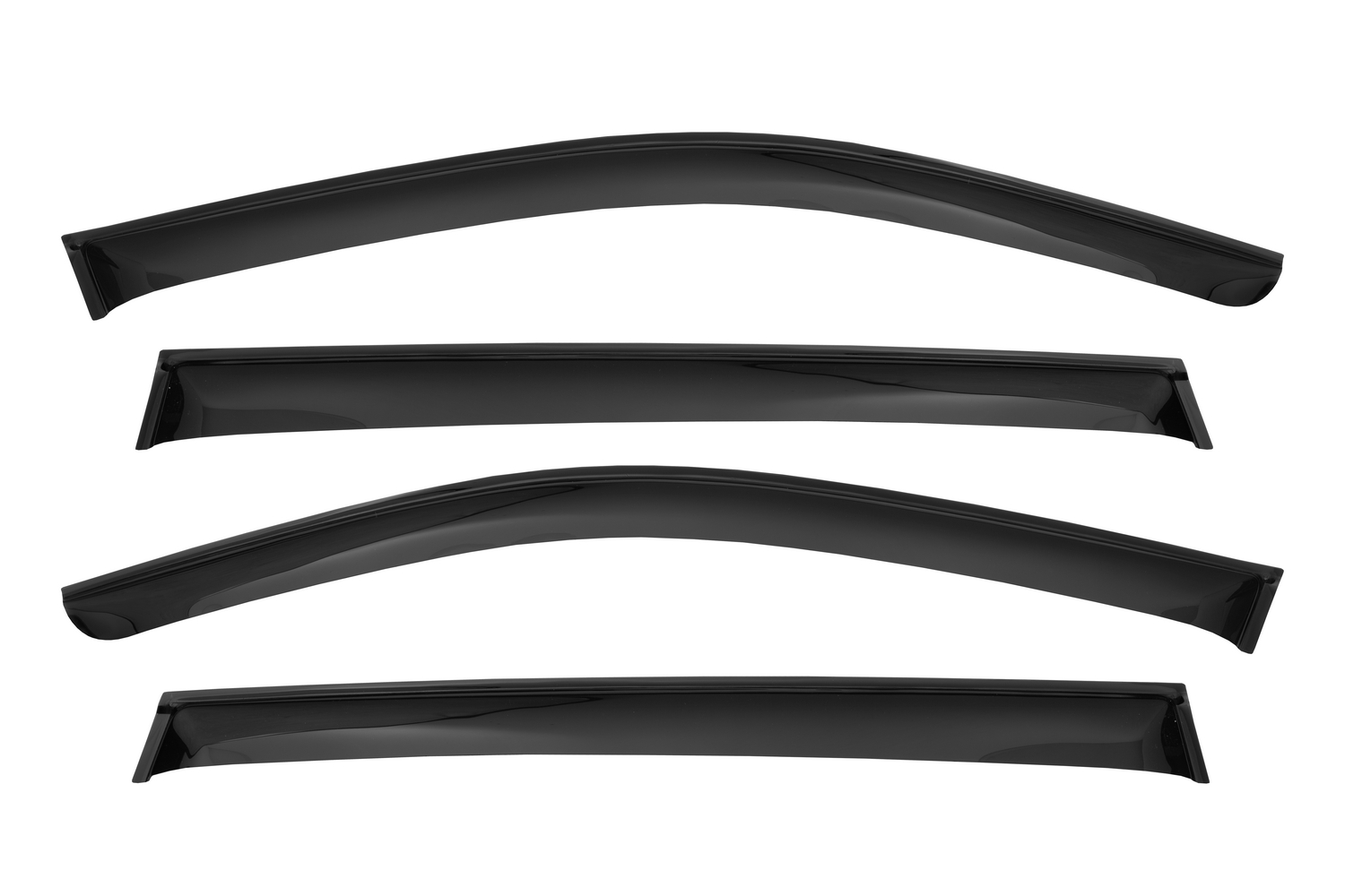 Дефлектор окон (НАКЛАДНОЙ скотч 3М) 4 шт., для VOLKSWAGEN TIGUAN II 2016-2020, кроссовер / Фольксваген Тигуан