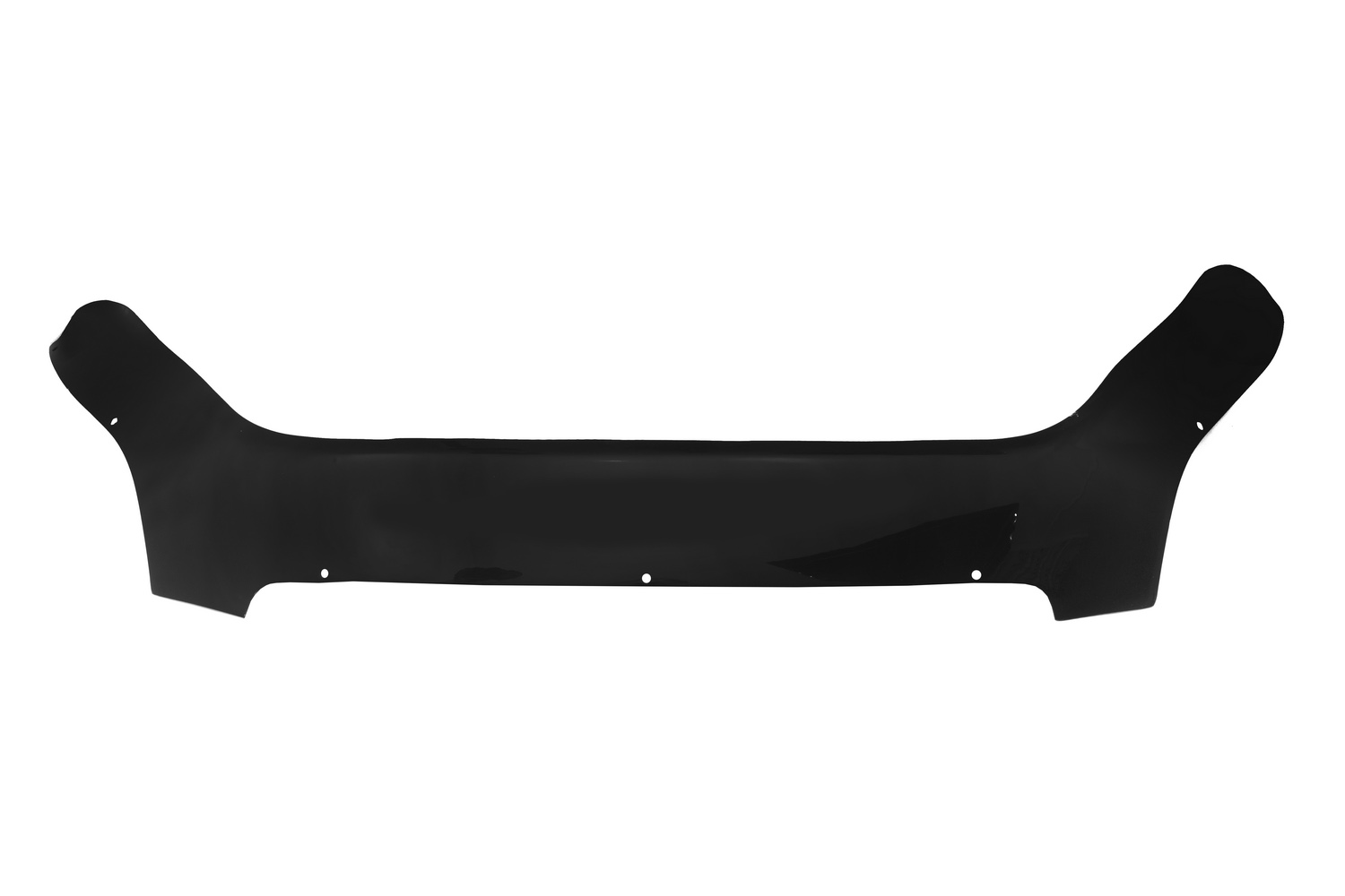 Дефлектор капота (ЕВРО крепеж) для KIA SOUL I 2008-2011 хэтчбек / Киа Сол