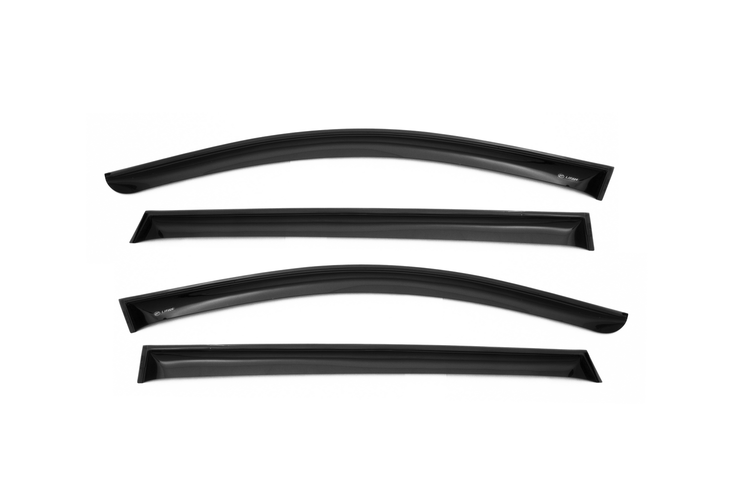 Дефлектор окон (НАКЛАДНОЙ скотч 3М) 4 шт., для LIFAN MYWAY 2016-, внедорожник / Лифан Май вей