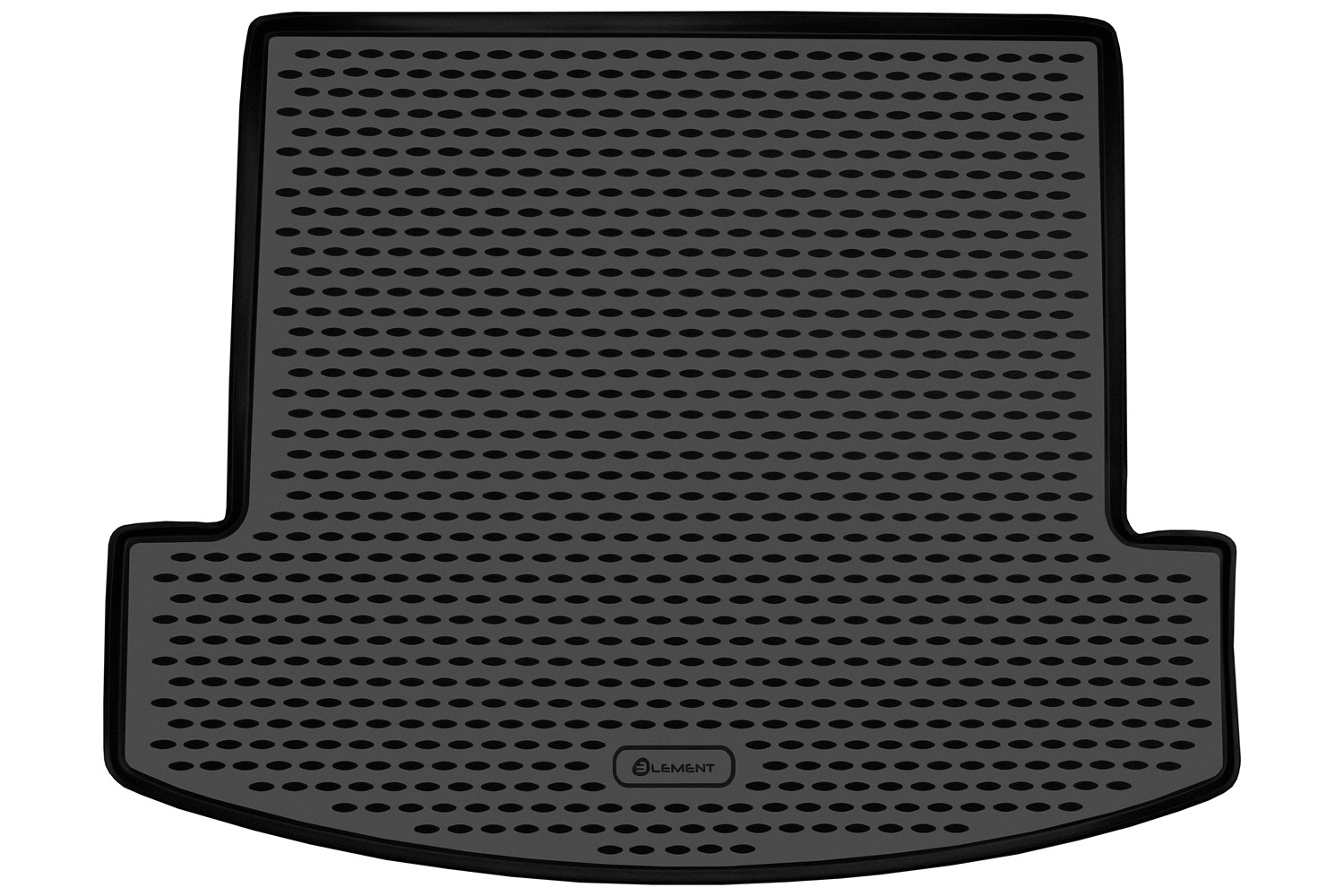 Коврик в багажник формованный HYUNDAI Santa Fe V (MX5) 2023-, 7 мест, длинный (3-й ряд сложен), 1шт. (полиуретан) / Хендай / Хендай Санта Фе