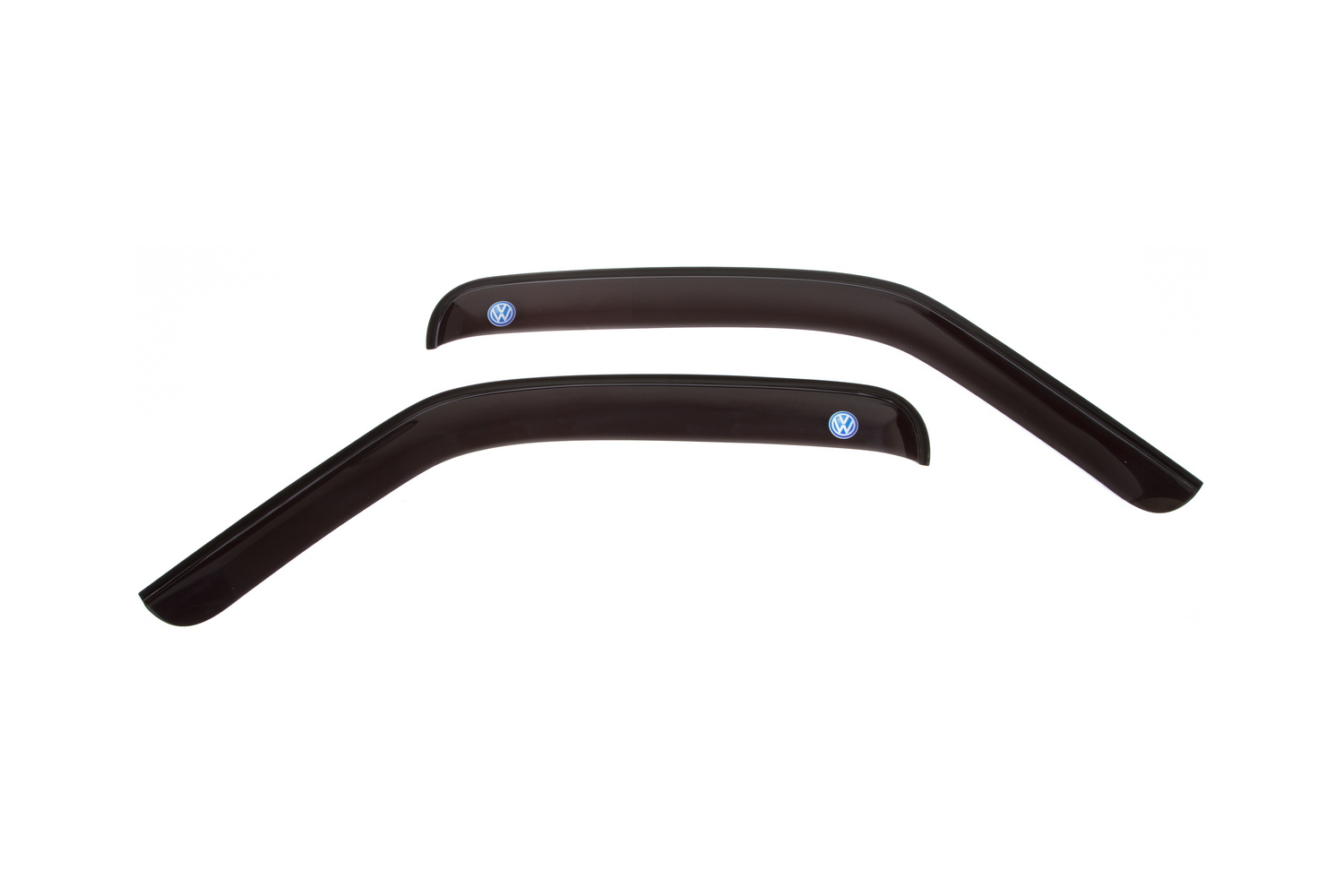 Дефлектор окон 2 шт. для VOLKSWAGEN CRAFTER 2007-2016 мик-бус, фургон., накладной, скотч 3М / Фольксваген Крафтер