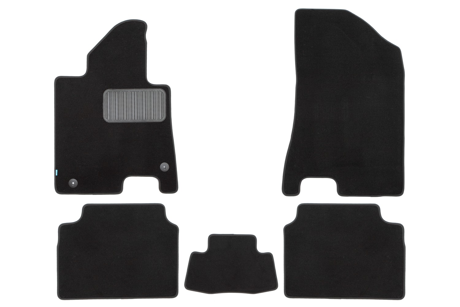 Коврики в салон Klever Premium KIA K5 2020-, сед., 5 шт. (текстиль) / Киа К5