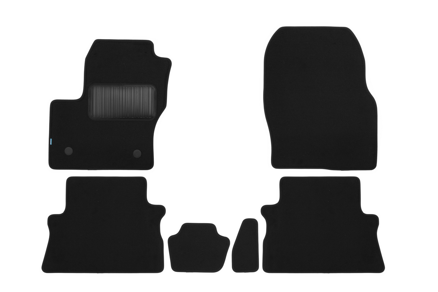Коврики в салон Klever Premium FORD Kuga 2012-2016, кросс., 6 шт. (текстиль) / Форд Куга