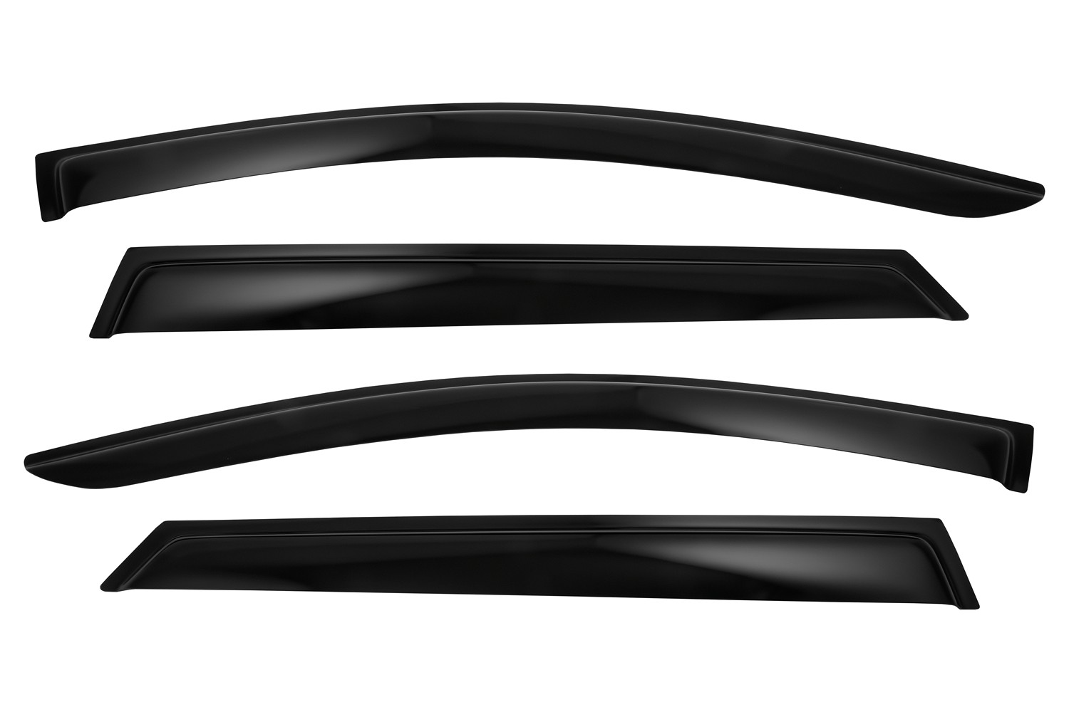 Дефлектор окон (НАКЛАДНОЙ скотч 3М), 4 шт., для KIA SPORTAGE V, 2022-, кроссовер / Киа Спортаж