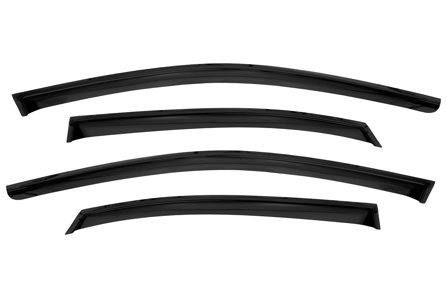 Дефлектор окон, НАКЛАДНОЙ скотч 3М, 4 шт., для KAIYI E5 2021-, седан / Каию Е5