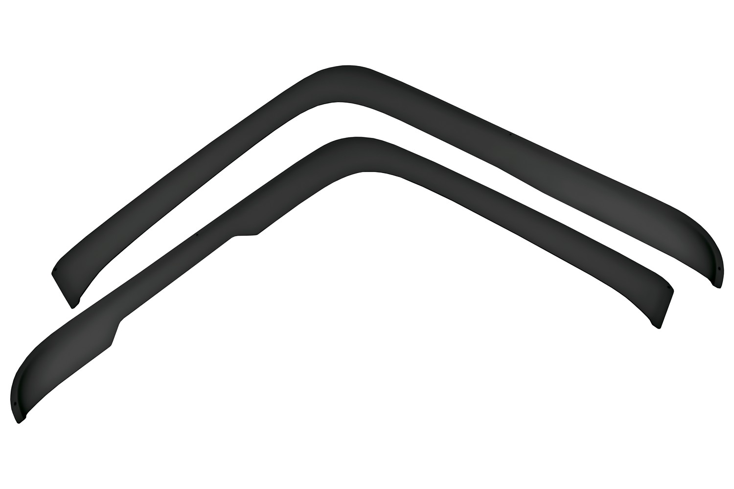 Дефлекторы окон для SHACMAN X6000 2022- (2 шт.), накладной / Шакман Х6000