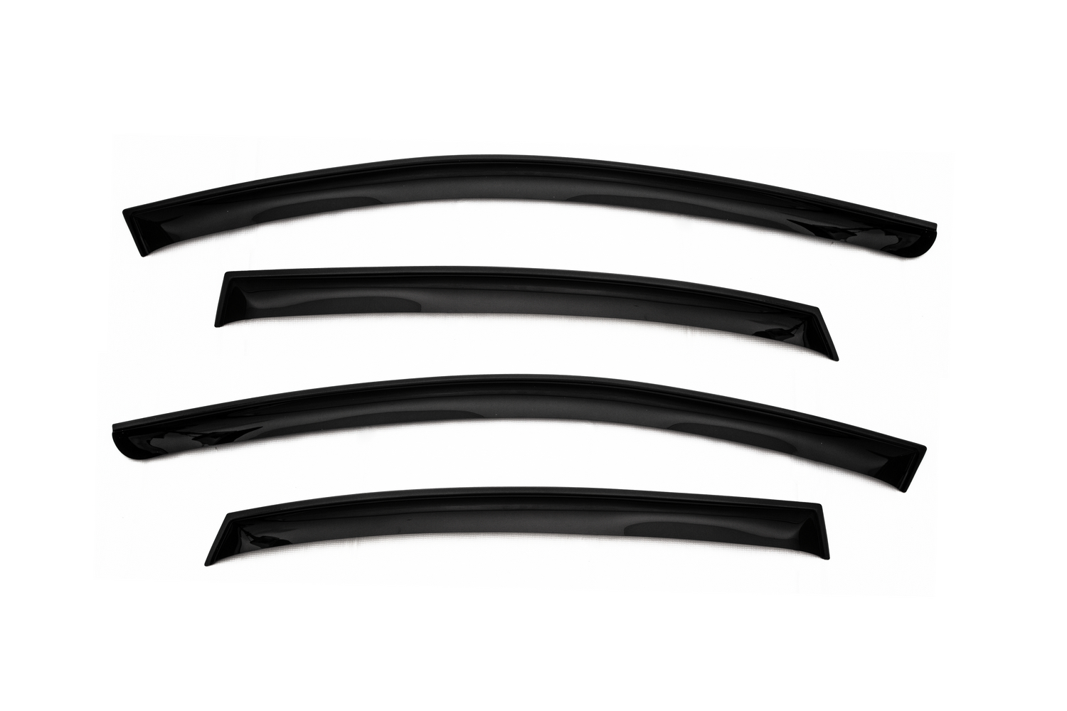 Дефлектор окон (НАКЛАДНОЙ скотч 3М) 4 шт. для SUBARU XV I 2011-2017 кроссовер / Субару Хв