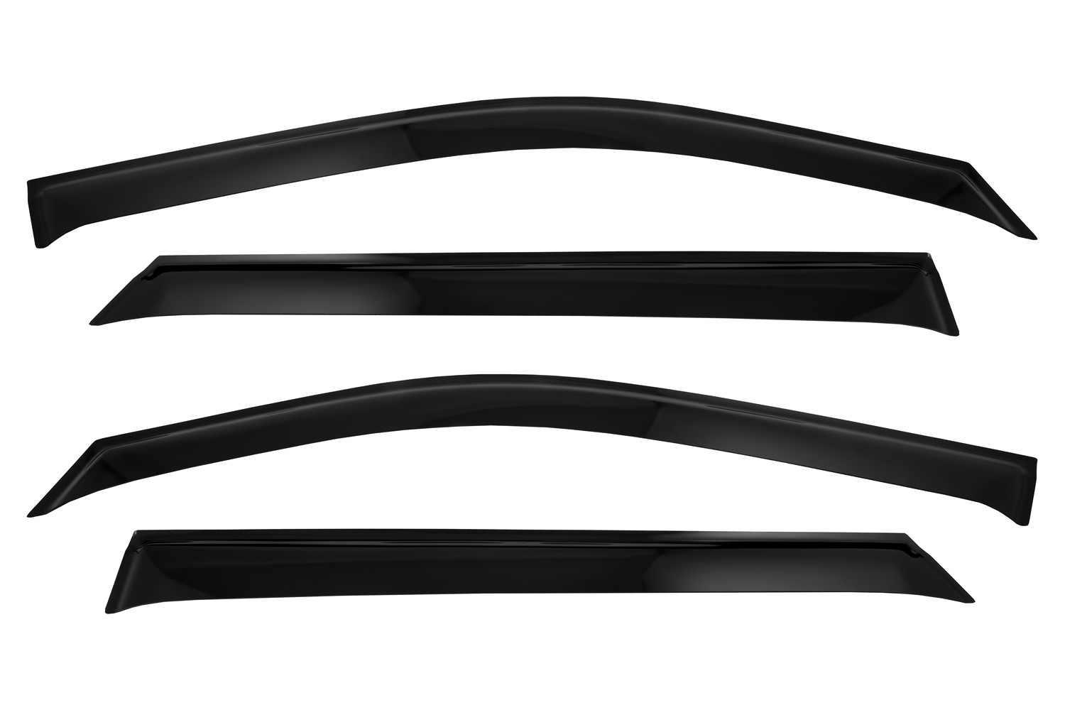 Дефлектор окон (НАКЛАДНОЙ скотч 3М) 4 шт., для CHANGAN CS55 2017-2023, кроссовер / Чанган 55