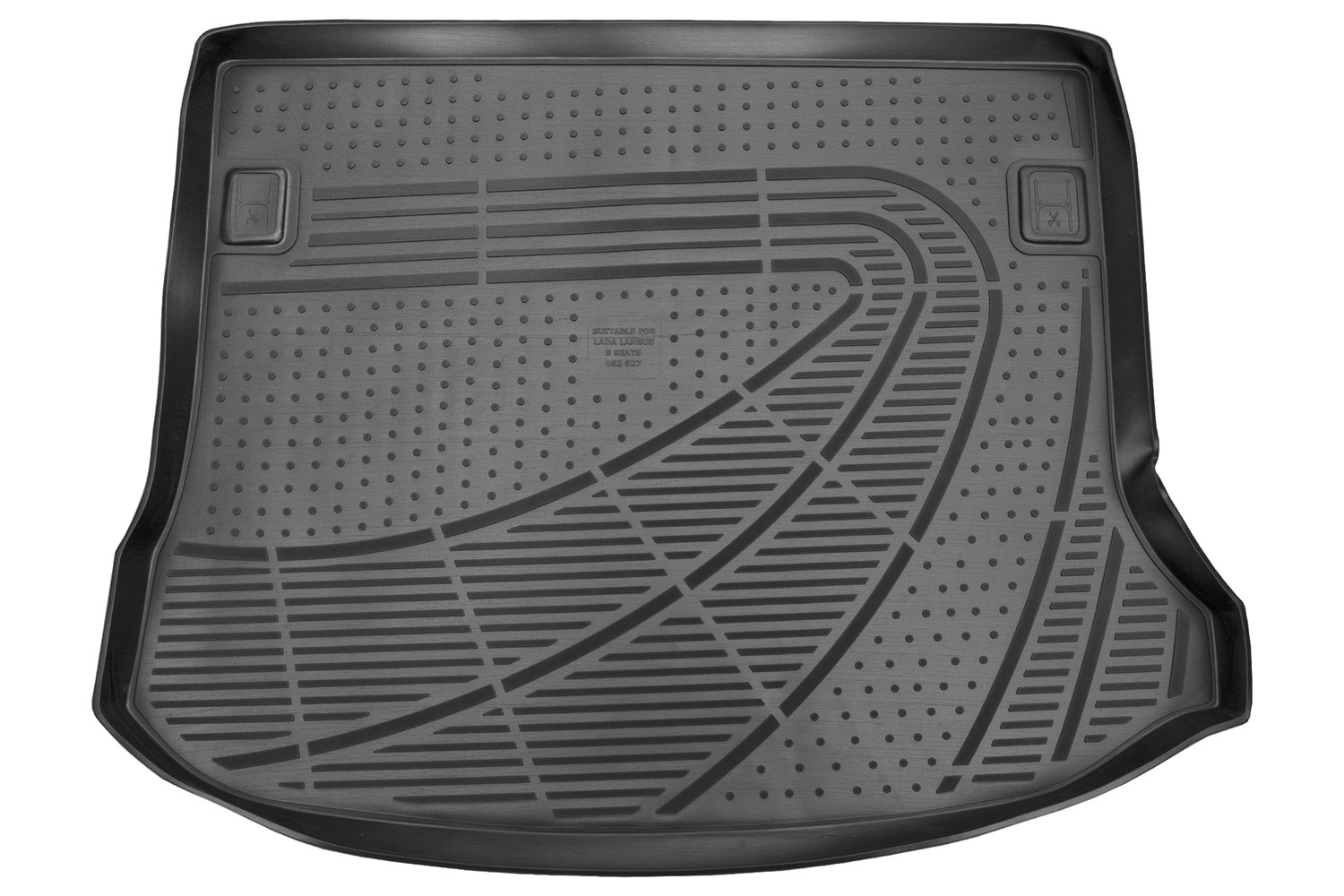 Коврик в багажник LADA Largus, 2012-,2021-, 5 мест, 1 шт. (полиуретан) / Лада Ларгус