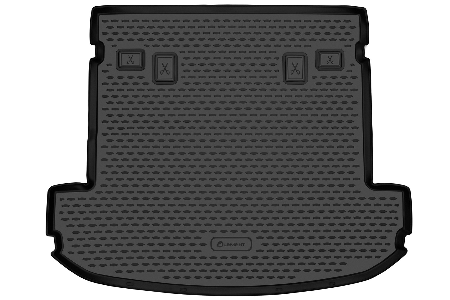 Коврик в багажник для KIA Sorento (IV), 2020-, Внед, 5 дв., 7 мест, длинный, 1шт. (полиуретан) / Киа Соренто